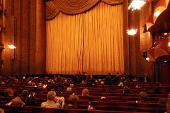 05-06 Looking At The Stage Curtain From The Auditorium Of The Metropolitan Opera House In Lincoln Center New York City